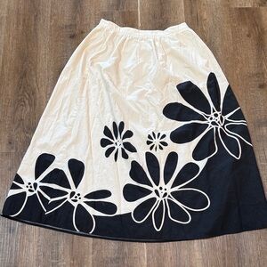 Avara Cream A-Line Skirt